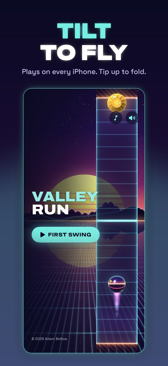 Tilt to fly: plays on every iPhone